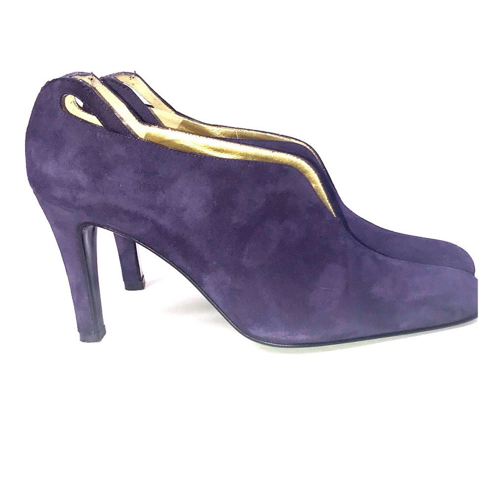 Bruno Magli | Sexy Deep Purple Suede Booties